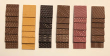 Load image into Gallery viewer, Wine Pairing Squares, dark, milk, caramel, ruby, mocha, chili chocolate