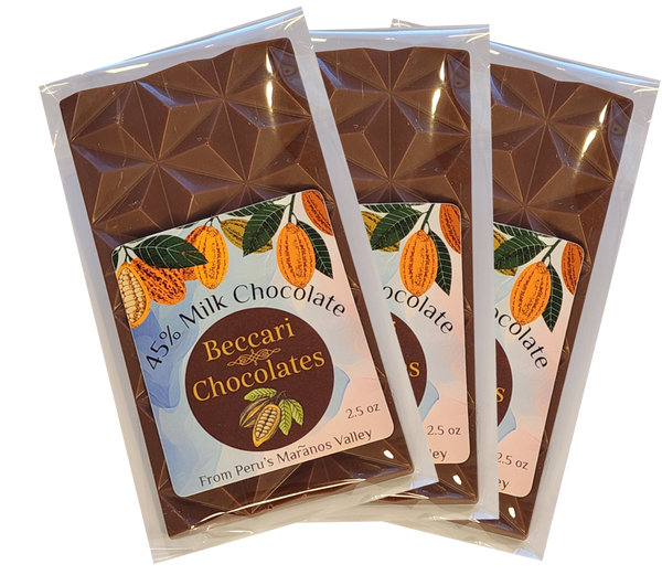 Milk Chocolate (45% cacao) Bourdain Bars